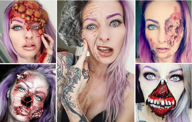 Inspirasi Hallowen, Seniman Cantik Tampil Lebih Seram dari Karakter Film Horor